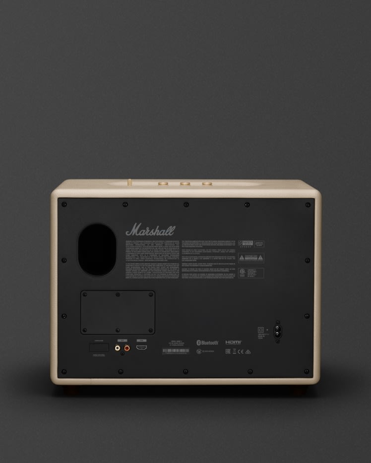 Marshall Woburn III Cream - gold home speaker.