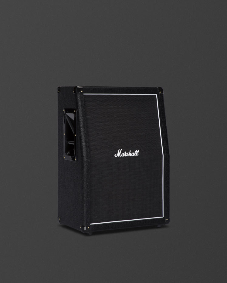 A Marshall MX212A cabinet with 2x12 speakers.