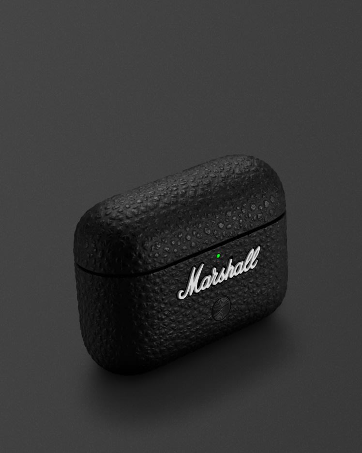 ［極美品］Marshall motif Ⅱ a.n.c. 正規品 充電ケース motif-ii-anc-black-charging-
