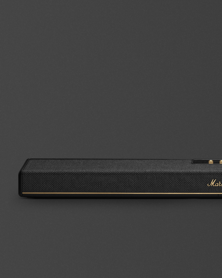 【ほぼ未使用】HESTON 120 Marshall Heston 120 Black soundbar featuring Dolby Atmos | Marshall.com