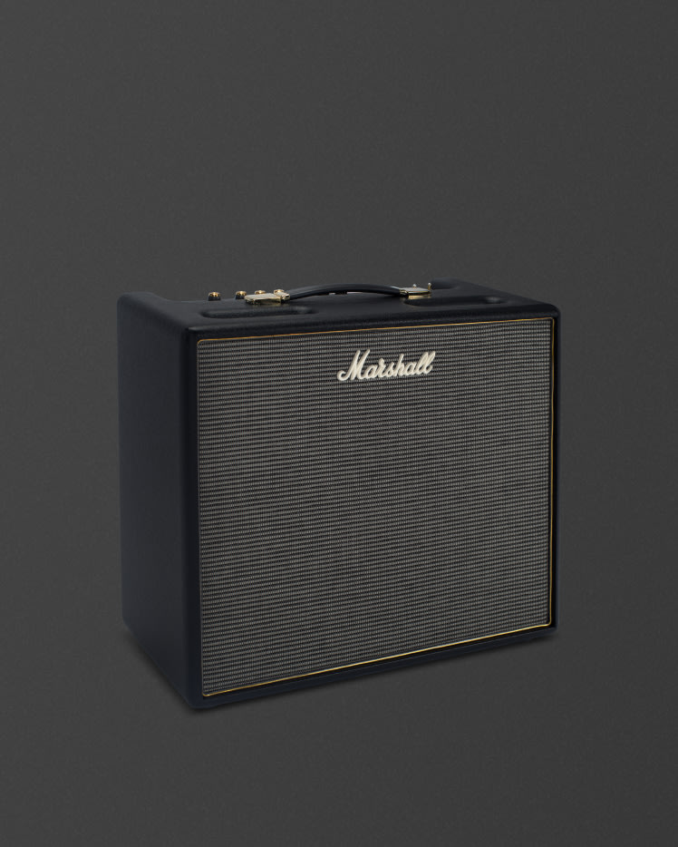 Vista lateral izquierda del Marshall Origin50 Combo.