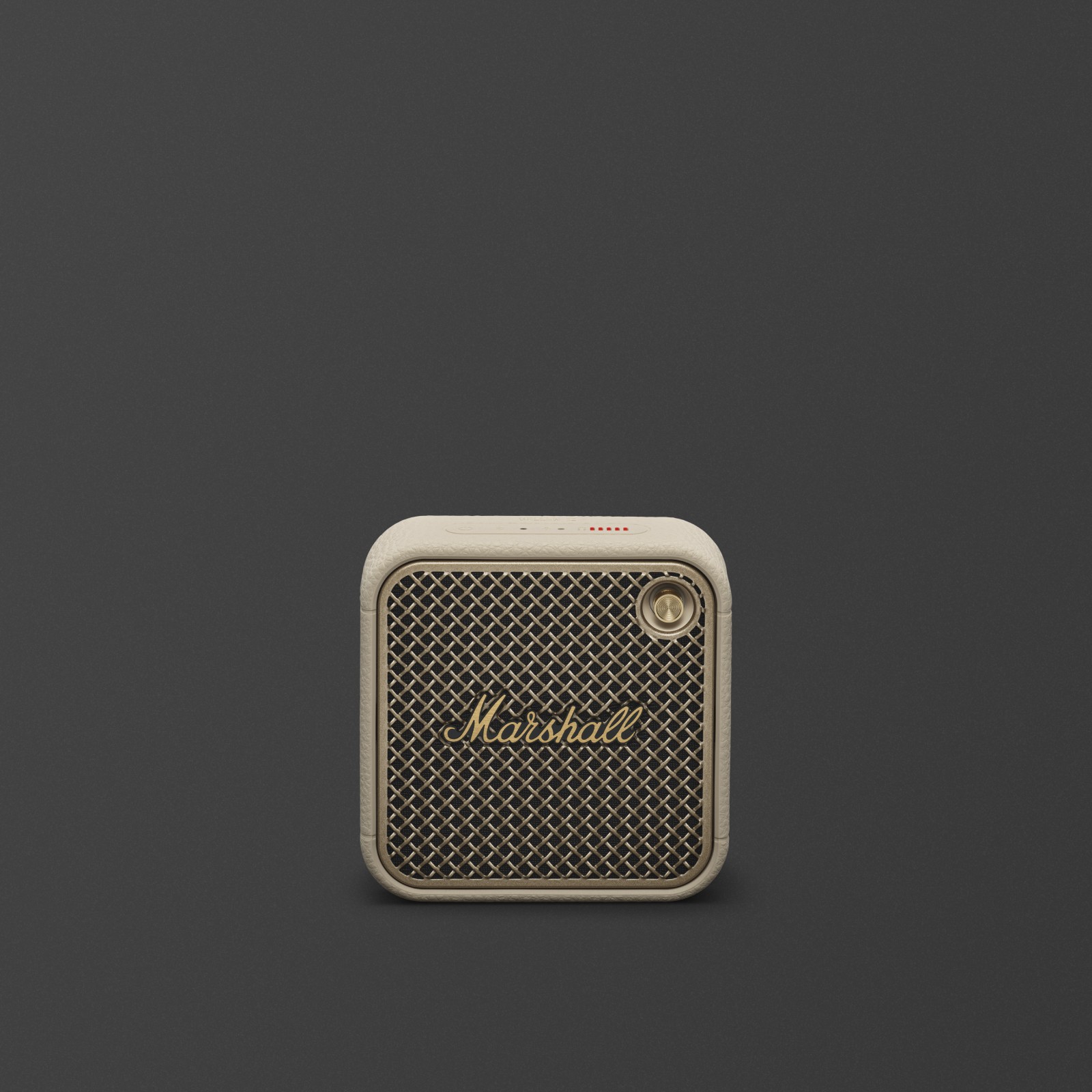 Marshall Willen II Cream tragbarer Bluetooth-Lautsprecher.