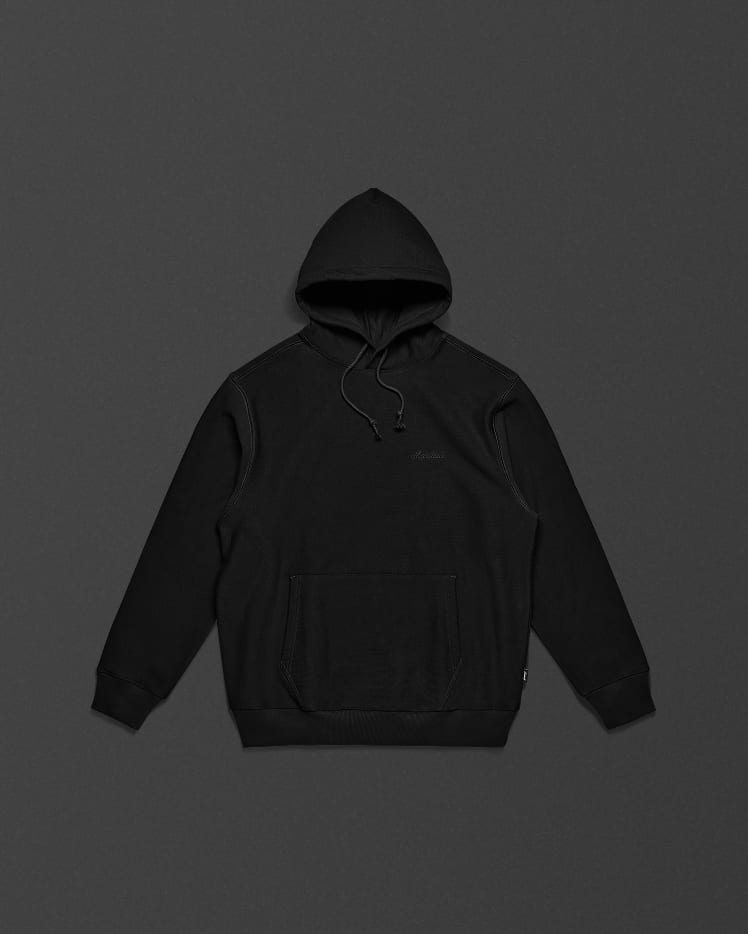 The Marshall Standard Issue Hoodie front in black