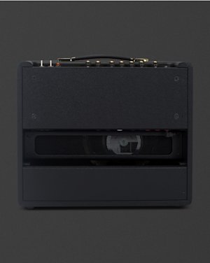 The back of the 'Marshall Origin20 Combo' amplifier.