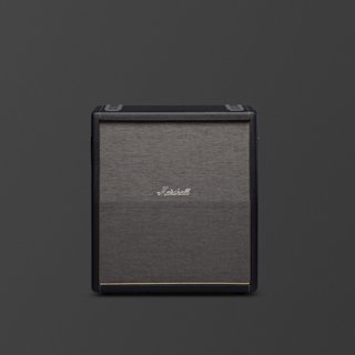 Marshall's 1960TV black cabinet with a vintage fret.