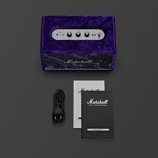 Acton III Marshall x Hendrix 60th Anniversary Edition box contents.