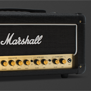 The Marshall DSL20 Head has additional presence and resonance features.