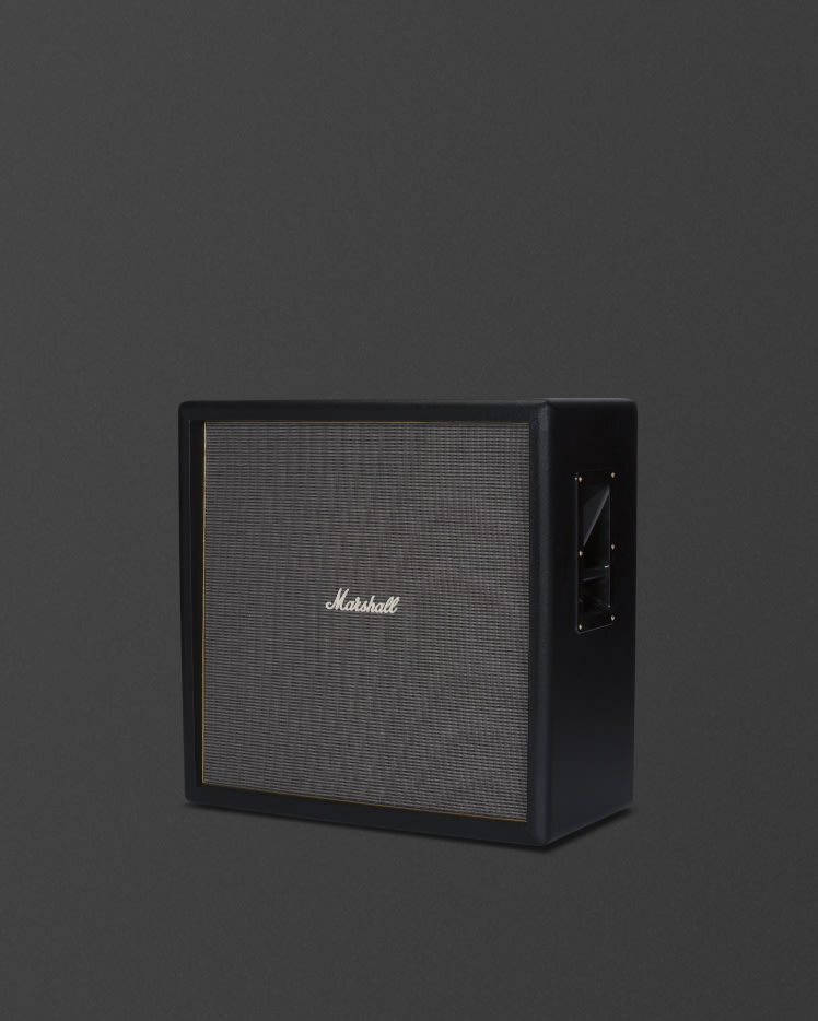 Black 4x12” straight base cabinet for the Origin range
