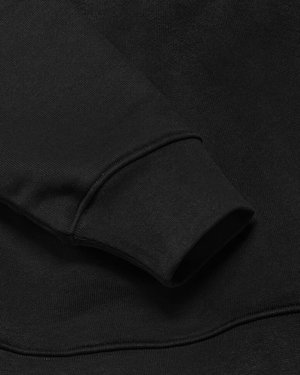 Close-Up of the Standard Issue sweatshirt arm in Black)