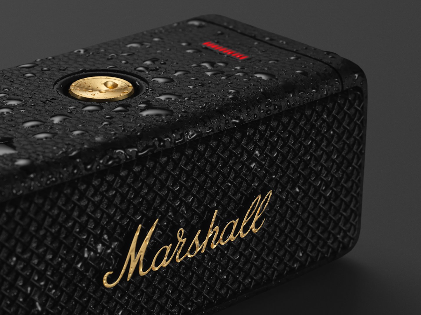 Emberton II Black and Steel - ポータブルスピーカー | Marshall.com