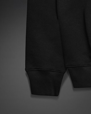 Standard Issue Script Hoodie arm closeup