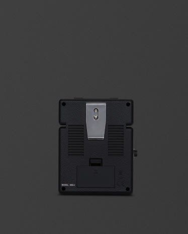 Photos of Micro amp from Marshall in black from behind