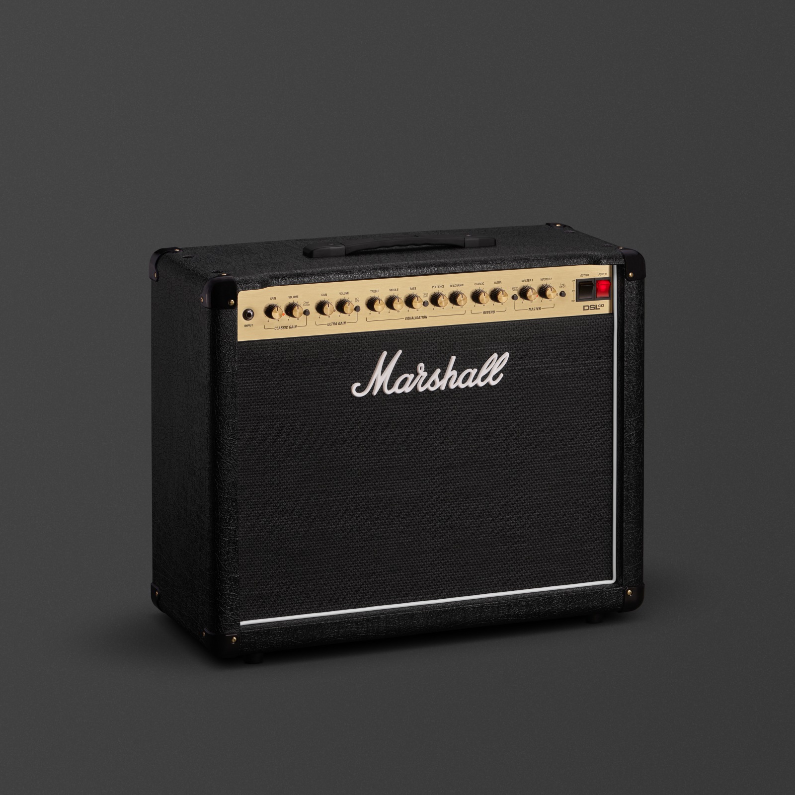 A Image of Marshalls DSL40 Combo black and gold 