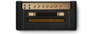 Vista superior de Marshall's Studio Vintage Combo sin fondo.