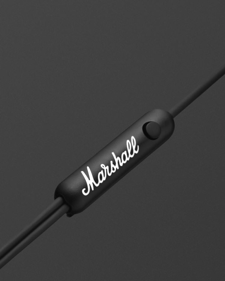 Mode black headphones control knob