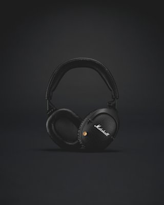 MONITOR II ANC headphones by Marshall on a black background.