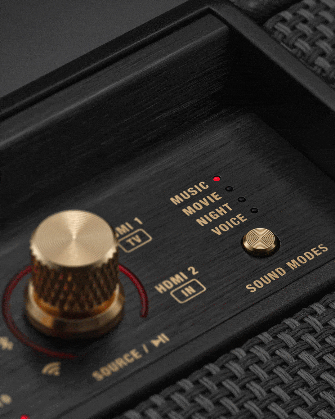 Heston 120 Black サウンドバー Dolby Atmos搭載 | Marshall.com
