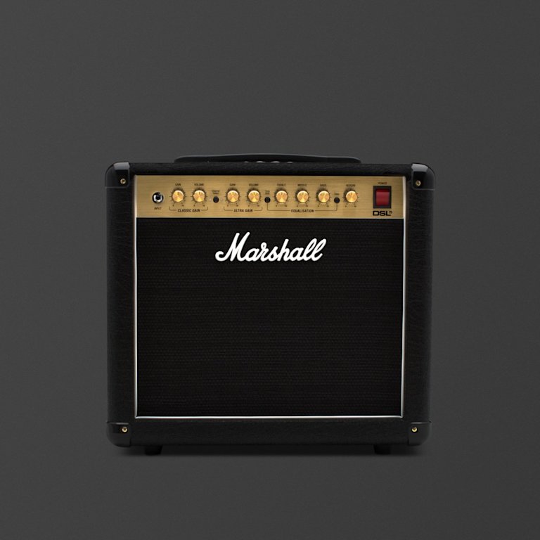 Front view of the Marshall DSL5 Combo.