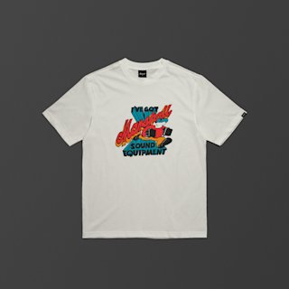 The Marshall Heritage Reissue ‘Sound Equipment’ T-shirt in white with print