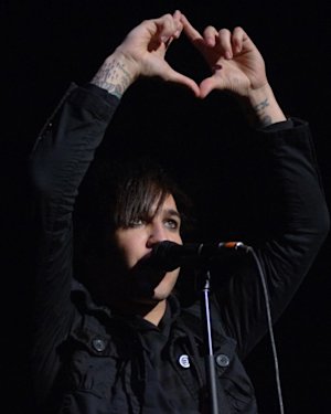 Actuación de Fall Out Boy.