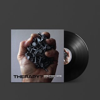 Marshall's Therapy? vinyl lp, "Greatest Hits (2020 Versions)," plays music.