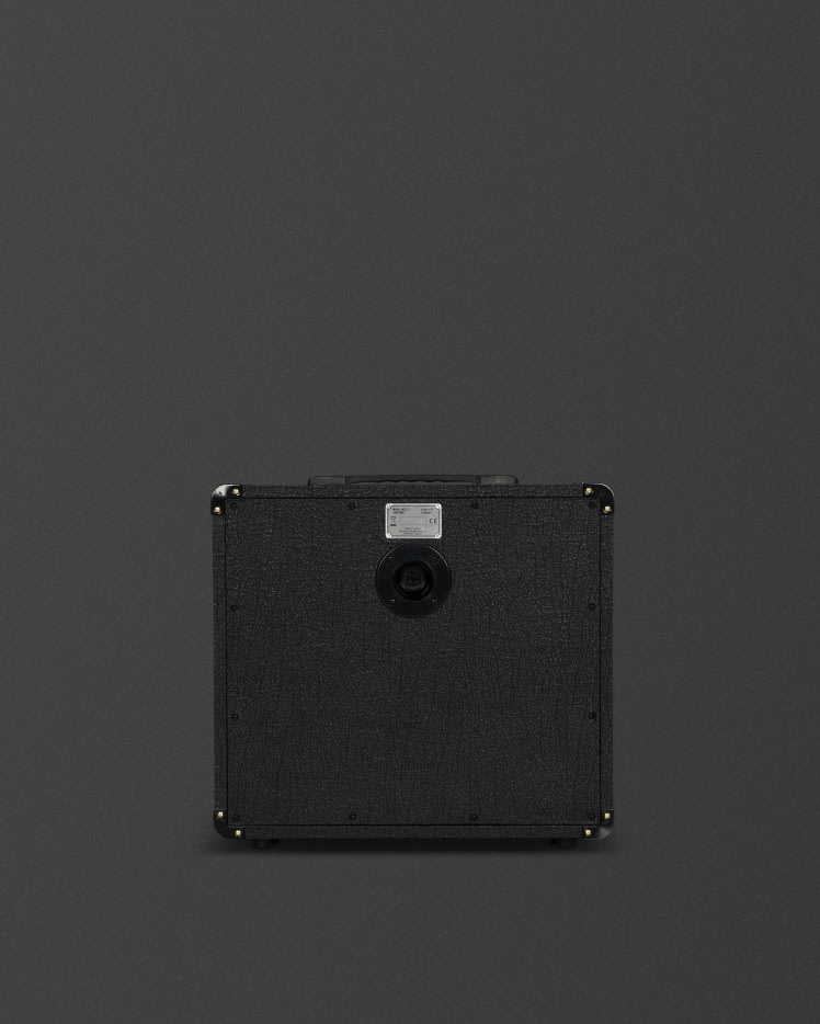 Back of Marshall's MX112 cabinet.