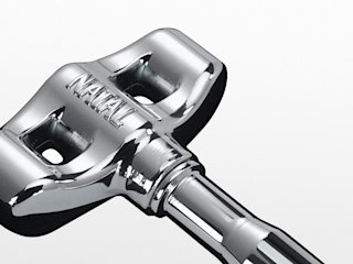 Close up of chrome key.