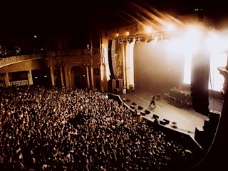 Denzel Curry in a sold out gig in an old theater
