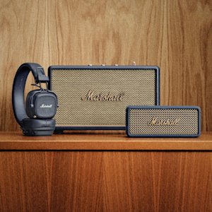 Marshallのヘッドフォンとスピーカーの新色ミッドナイトブルー