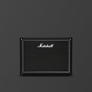 Marshall's MX212 black cabinet.