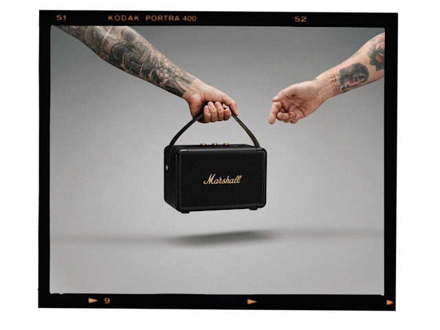 Kilburn II Black and Brass - Portable speaker | Marshall.com