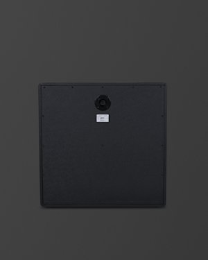 Diseño del panel trasero del armario angular Origin412A 4x12 en la página de artículos de soporte.