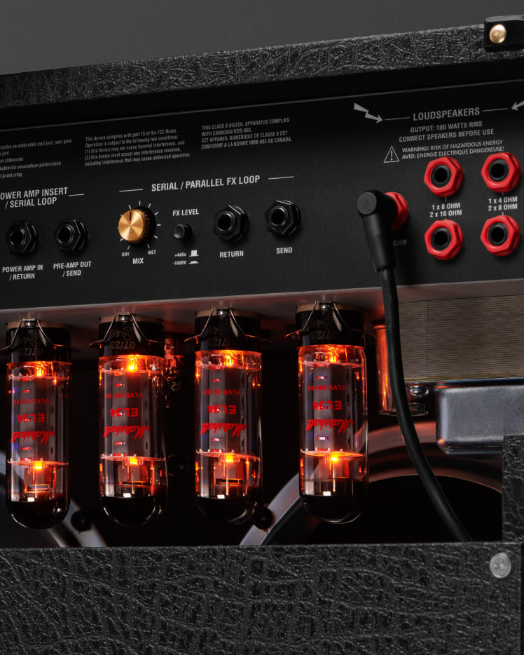 Marshall JVM410C backside zoomed in