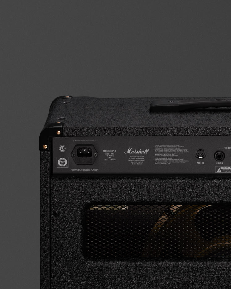 Imagen trasera del Marshall DSL40 Combo