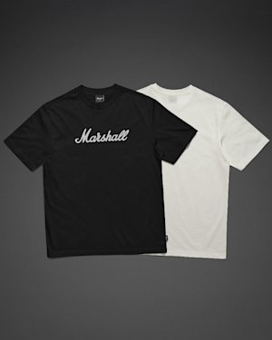 Two Standard Issue Script T-Shirts: Black Front, White Back