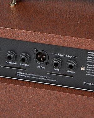 Las entradas traseras de un amplificador Marshall