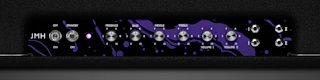 Front view of the 1959JMH Purple and Black panel.
