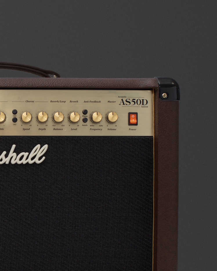 AS50D Combo Acoustic guitar amp with powerful sound | Marshall.com