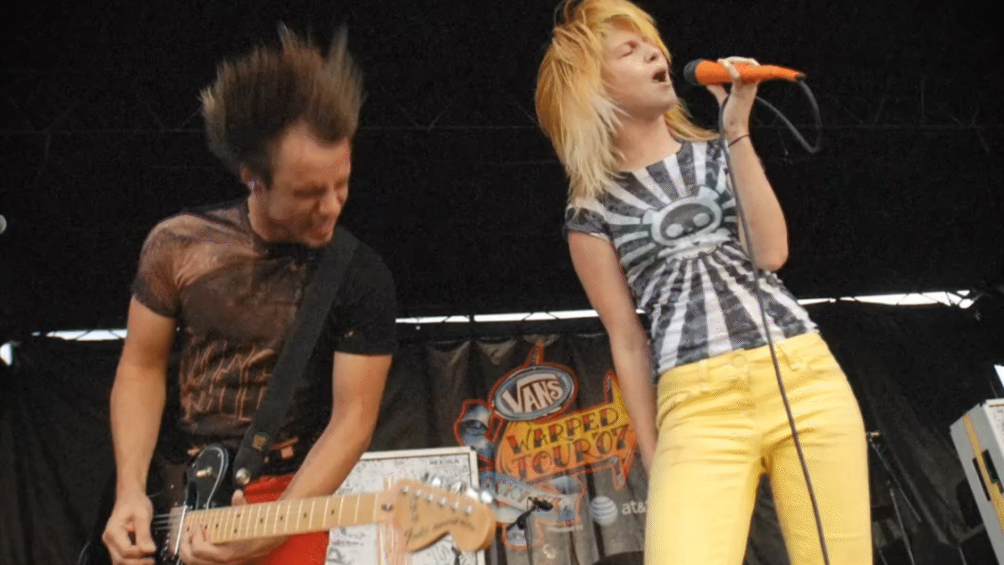 Paramore and My Chemical Romance performing with Marshall amplifiers.