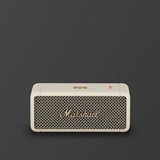 Imagen frontal del altavoz Marshall Emberton Cream