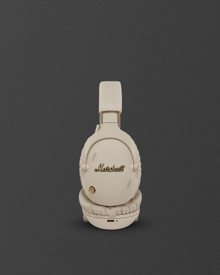 Monitor III A.N.C. over-ear headphones in Cream | Marshall.com
