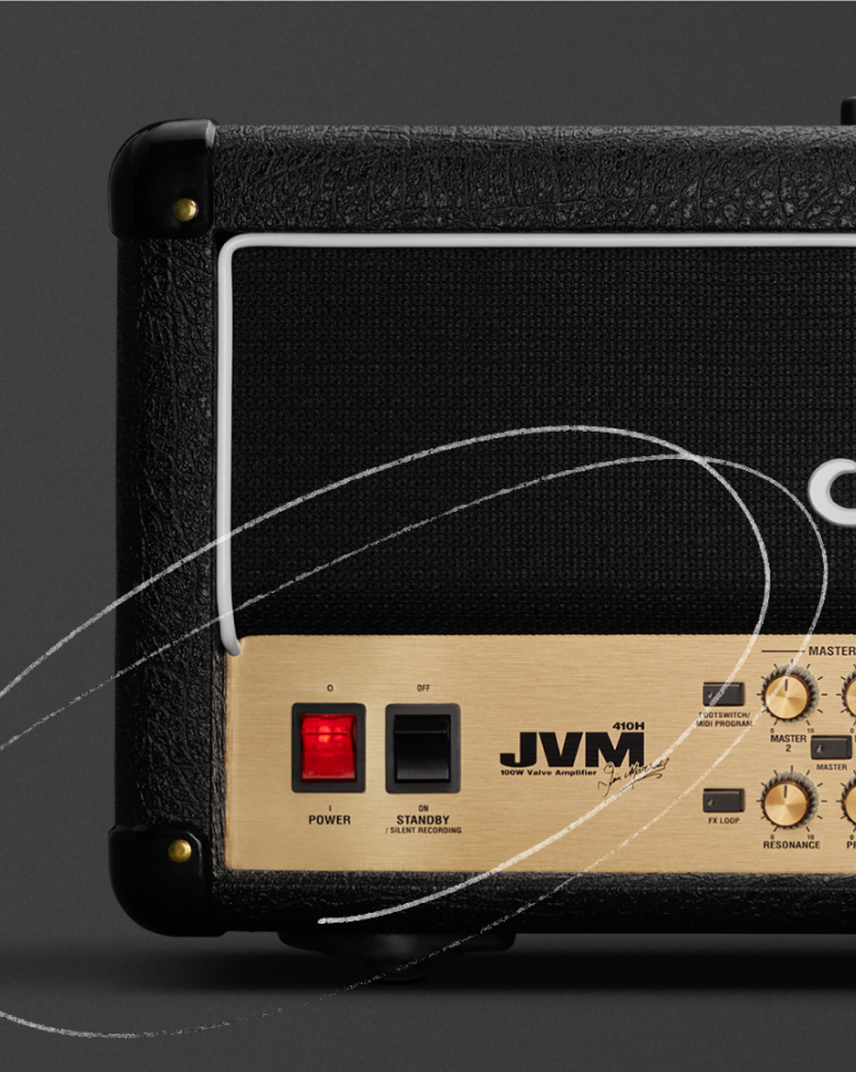 JVM410 Head クラシックなロックサウンドを演出する100Wアンプヘッド | Marshall.com