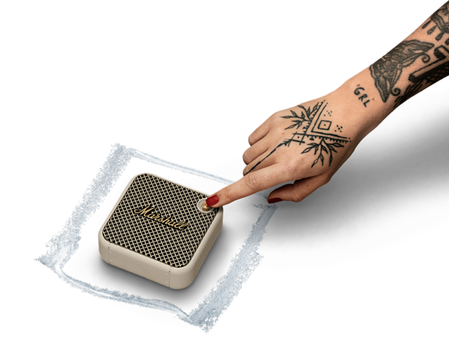 Willen, a small wireless speaker with high-quality sound