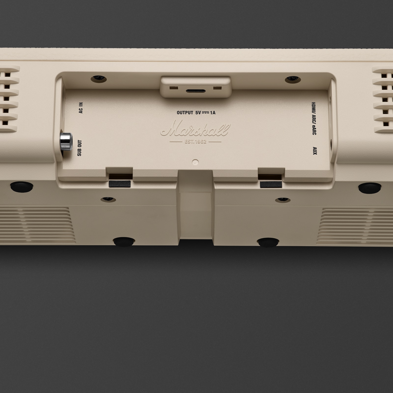 Heston 60 Cream - immersive TV soundbar | Marshall.com