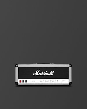 Front panel layout of the Silver Jubilee 2555X Vintage Reissue Head on the Support Articles page.