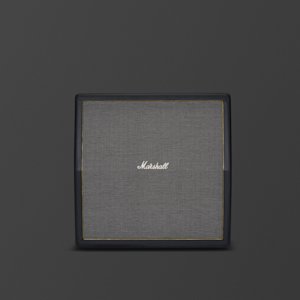 Black vintage-style 4x12” angled cabinet for the Origin range