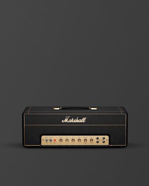 Front panel layout of the JTM45 2245 Vintage Reissue Head on the Support Articles page.