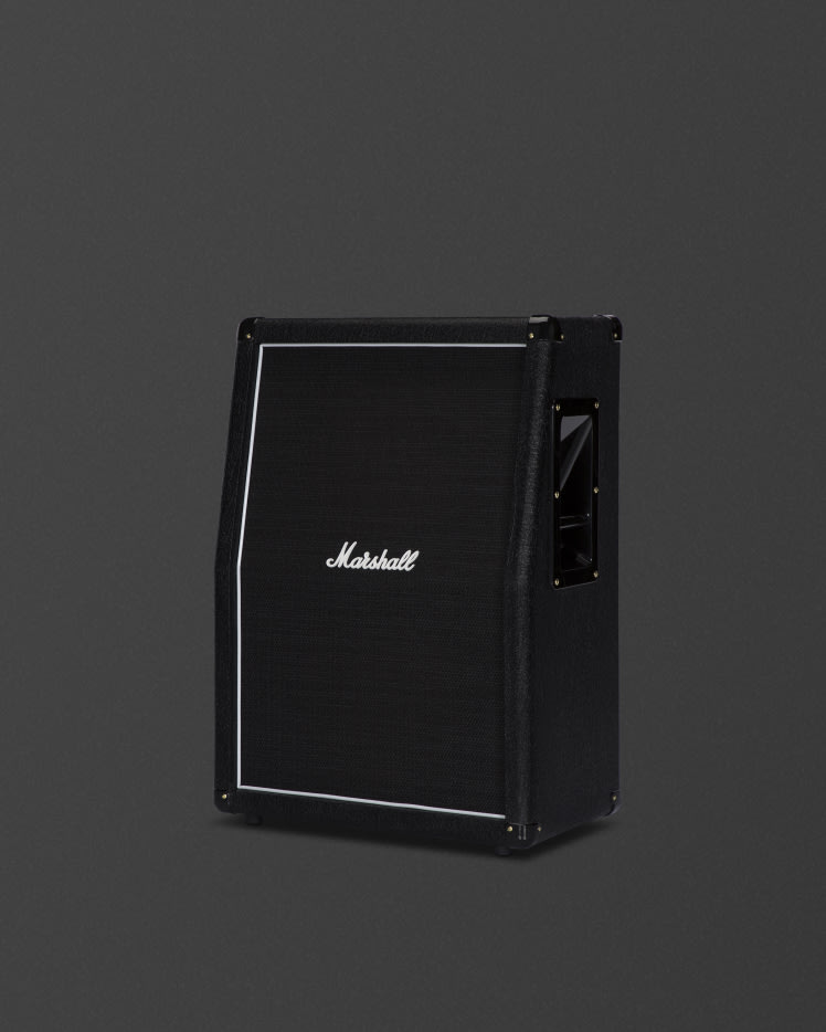 Marshall MX212A cabinet with 2x12 speakers.