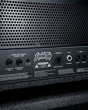 The back of the JVM410 Head Spinal tap edition