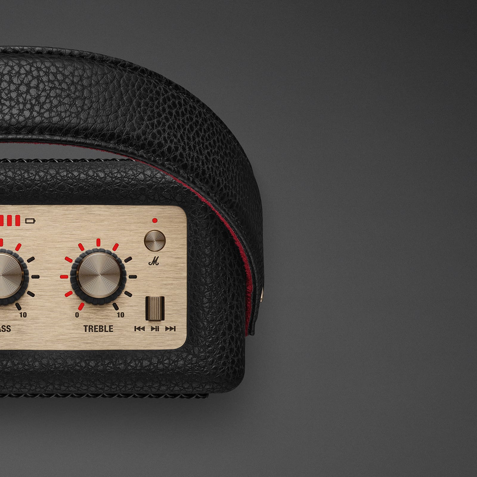 Marshall Stockwell III Portable Speaker, цвет: Чёрный / Золотой — фото 5